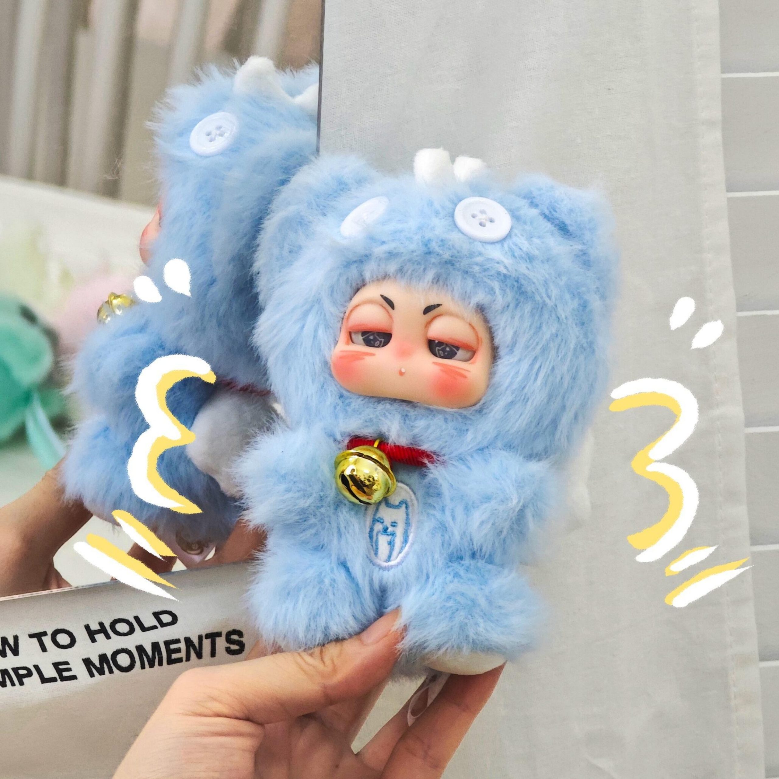 【039】Derpkid ドラゴンハンターシリーズ ブラインドボックス ぬいぐるみキーホルダー