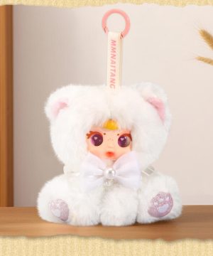 【040】MMミルクキャンディ「いたずらっ子ネコ」シリーズ ブラインドボックス ぬいぐるみ ストラップ キーホルダー