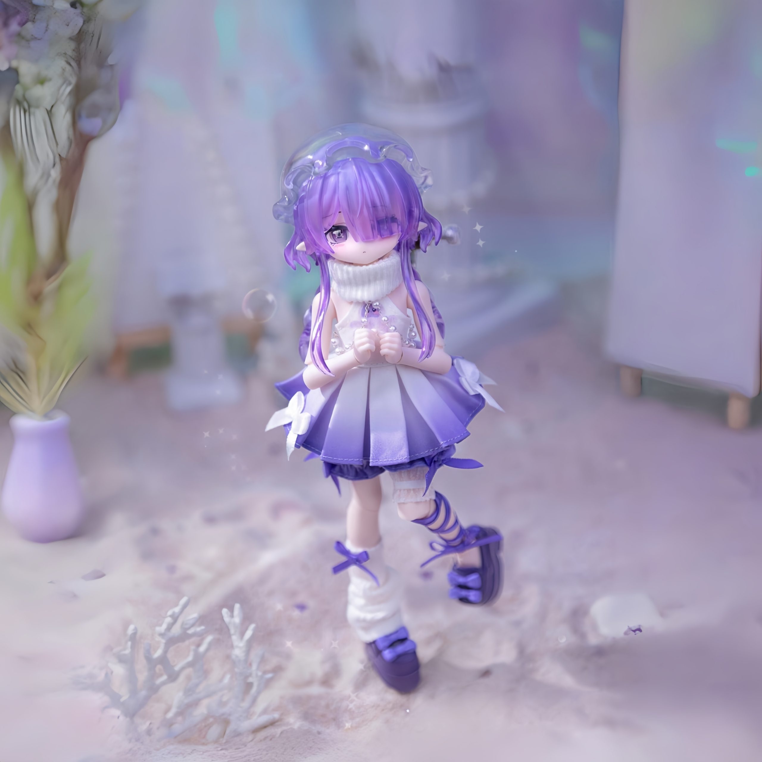 【033】米甜第2世代「オーシャン・ジェム」シリーズ BJD ブラインドボックス フィギュア ディスプレイ用 コレクターズアイテム